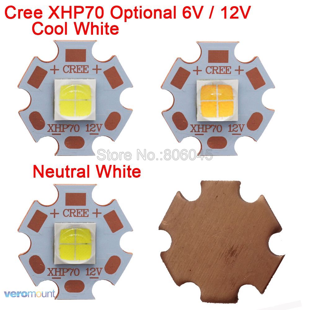 Cree XHP70 6V Ǵ 12V 6500K  ȭƮ, 5000K ߼ ..